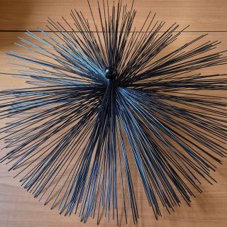 Kartáč Rodstation o průměru 600 mm pro čištění větších komínů. #Rodstation #kominymessy #kominy #rotacnicisteni...